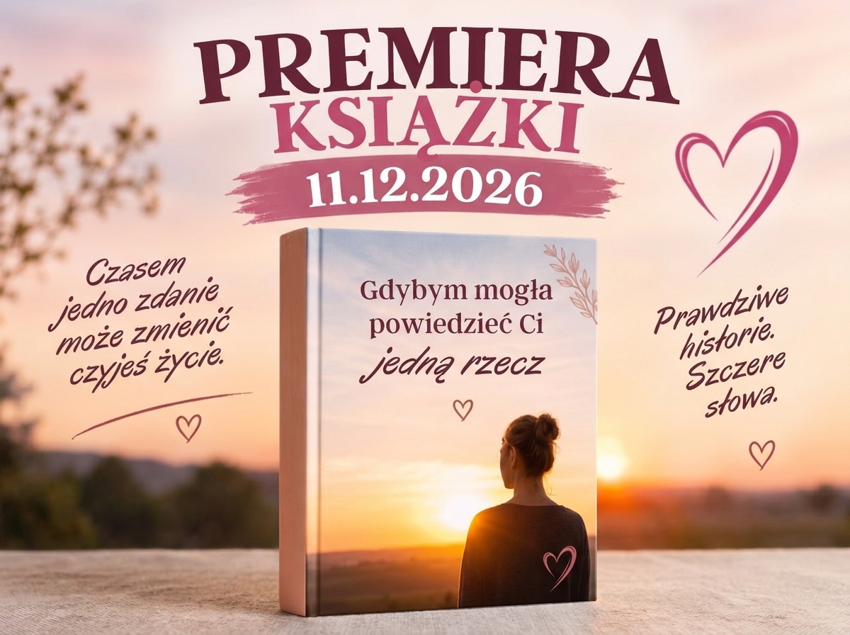 Premiera książki Gdybym mogła powiedzieć Ci jedną rzecz – 11.12.2026